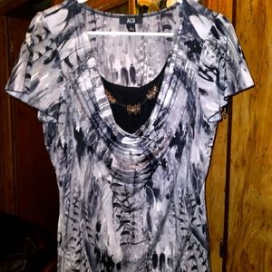 Beautifully designed silk blouse